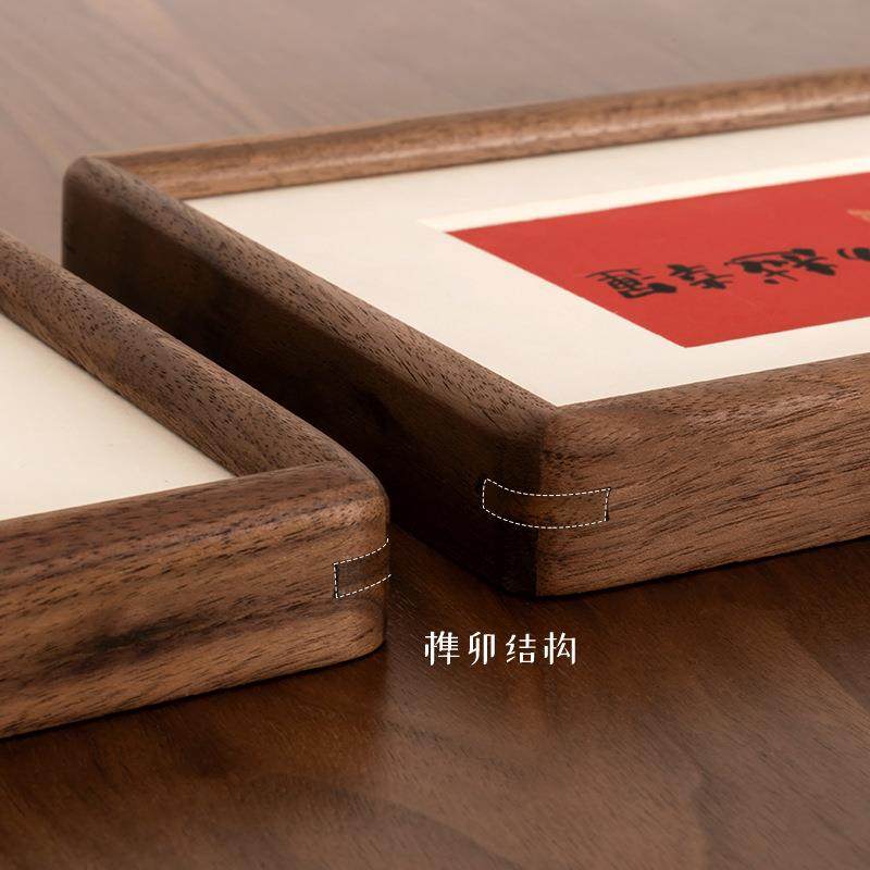 迷你实木榫卯相框摆台高级感6寸7 8寸洗照片做成相框装裱画框,淘宝优惠券,粉丝福利购,淘宝优惠卷