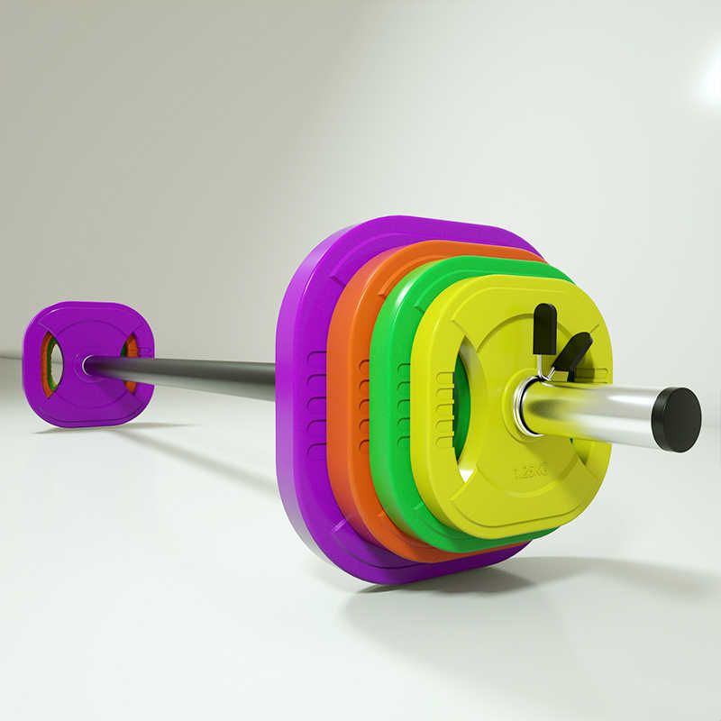 Rocker arm weight plate, environmentally friendly/rubber-coated/color rubber/barbell plate, dumbbell plate, weightlifting barbell plate, can be used with barbell