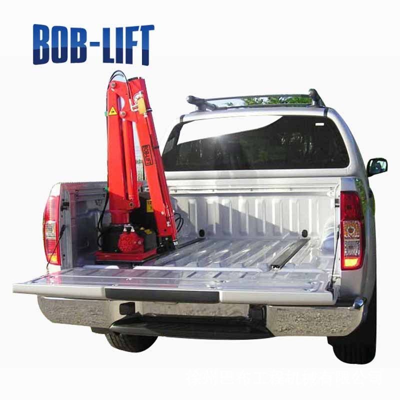 小型液压式皮卡吊车载起重吊机0.8吨小型货车折臂吊小型随车吊 - 图2