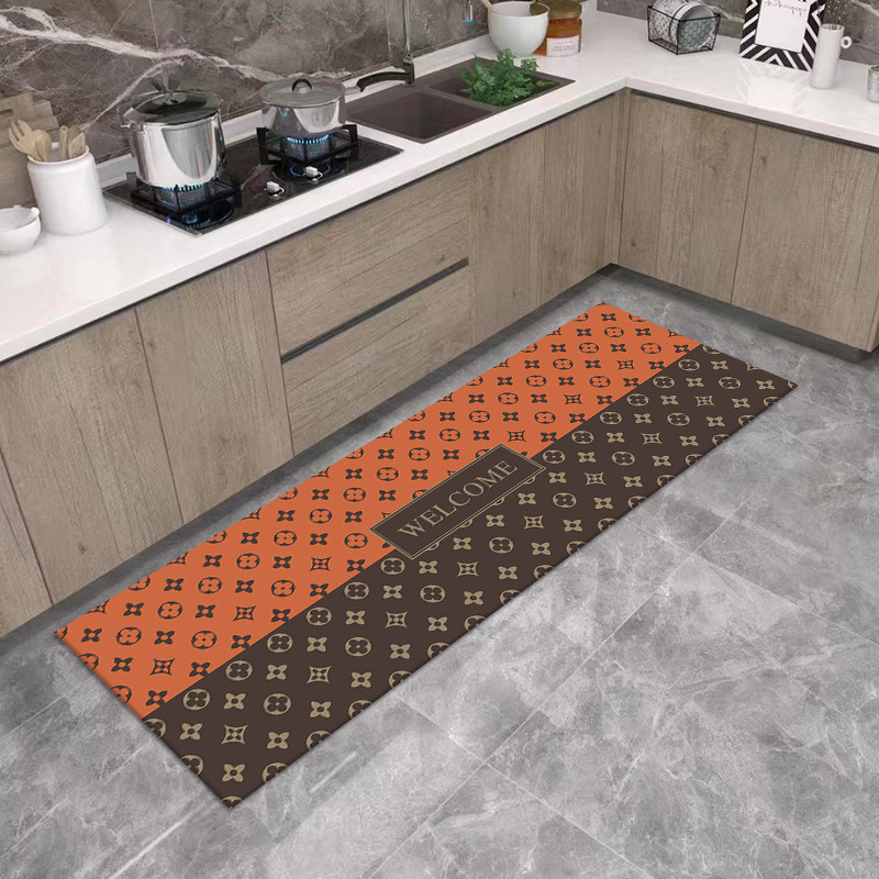 艾马橙70*200cm厨房垫床边毯轻奢简约长条地毯地垫阳台卧室入户门,淘宝优惠券,粉丝福利购,淘宝优惠卷