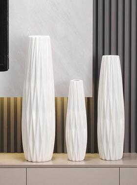 高颜值客厅大型落地花瓶摆件电视柜旁轻奢家居装饰品乔迁新居礼品