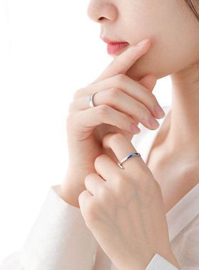 云海之际情侣戒指S925纯银