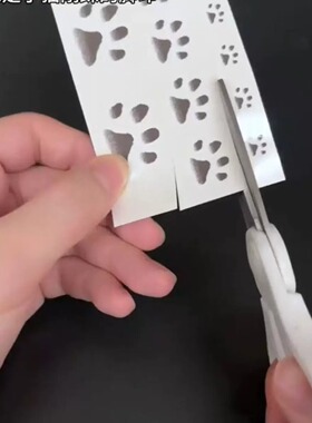 猫爪温变彩色可洗纹身贴身体彩贴