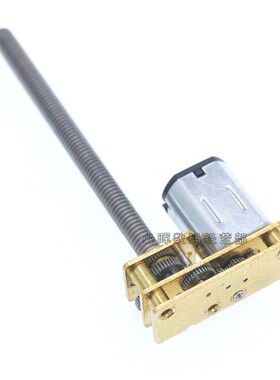 N20减速电机 螺纹轴订制 齿轮减速电机  1024GN20倒装型M4*55MM