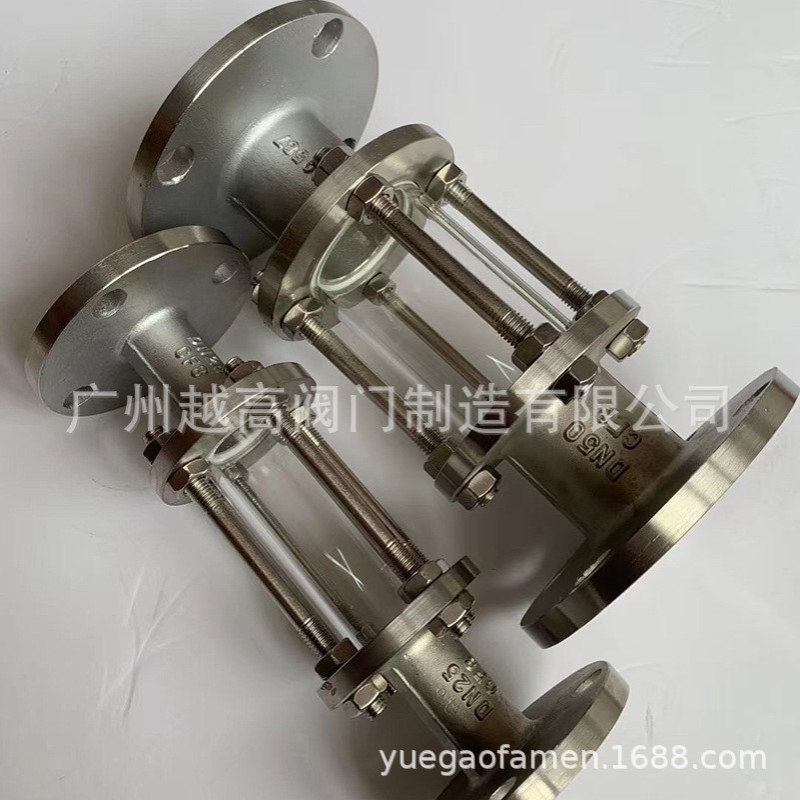 304 316L不锈钢快装视镜 卡箍视镜 玻璃管道视盅 直通视镜 - 图2