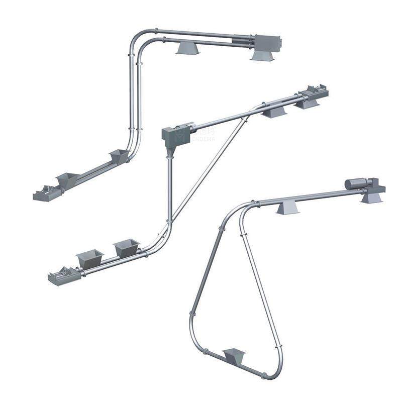 不锈钢粉体管链输送机直销粉末水平垂直输送设备环形倾斜Z字型,淘宝优惠券,粉丝福利购,淘宝优惠卷