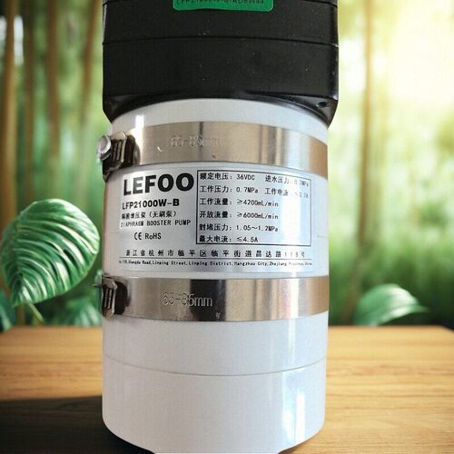 力夫家用增压自吸泵24V电机75JS200G1400W1600W滤水机加压隔膜泵 - 图0