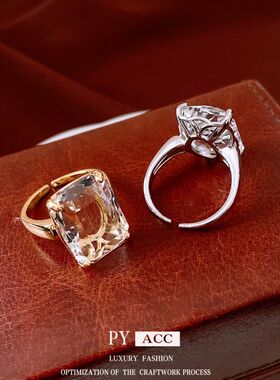 复古14手饰戒指真金高级感戒电镀