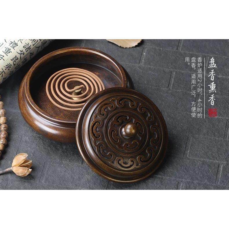 苏工纯铜香炉熏香炉家用茶道三足紫铜色吉祥大号宣德炉9cm香篆炉,淘宝优惠券,粉丝福利购,淘宝优惠卷