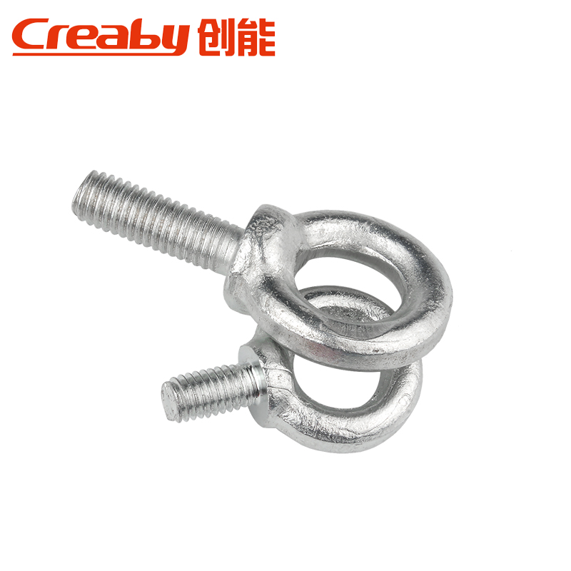 镀锌吊环螺丝 活节船用配件螺丝钉 圆环起重吊螺栓M8M10M12M16M20 - 图0