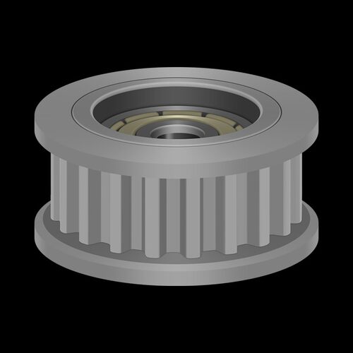 同步轮S5M30齿 涨紧轮 槽宽11/17/22/27调节导向轮惰轮AHTFW30S5M - 图1