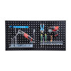 Hardware tool display rack metal hole board wall storage rack square hole hanging board hook multi-functional storage rack