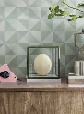 北欧几何动物装饰小鸟儿童生日礼物卧室儿童房床头柜摆件样板间