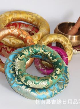 尼泊尔西藏音钵垫子颂钵垫铜罄垫棉布垫圈音碗配件套垫子钵垫圈包