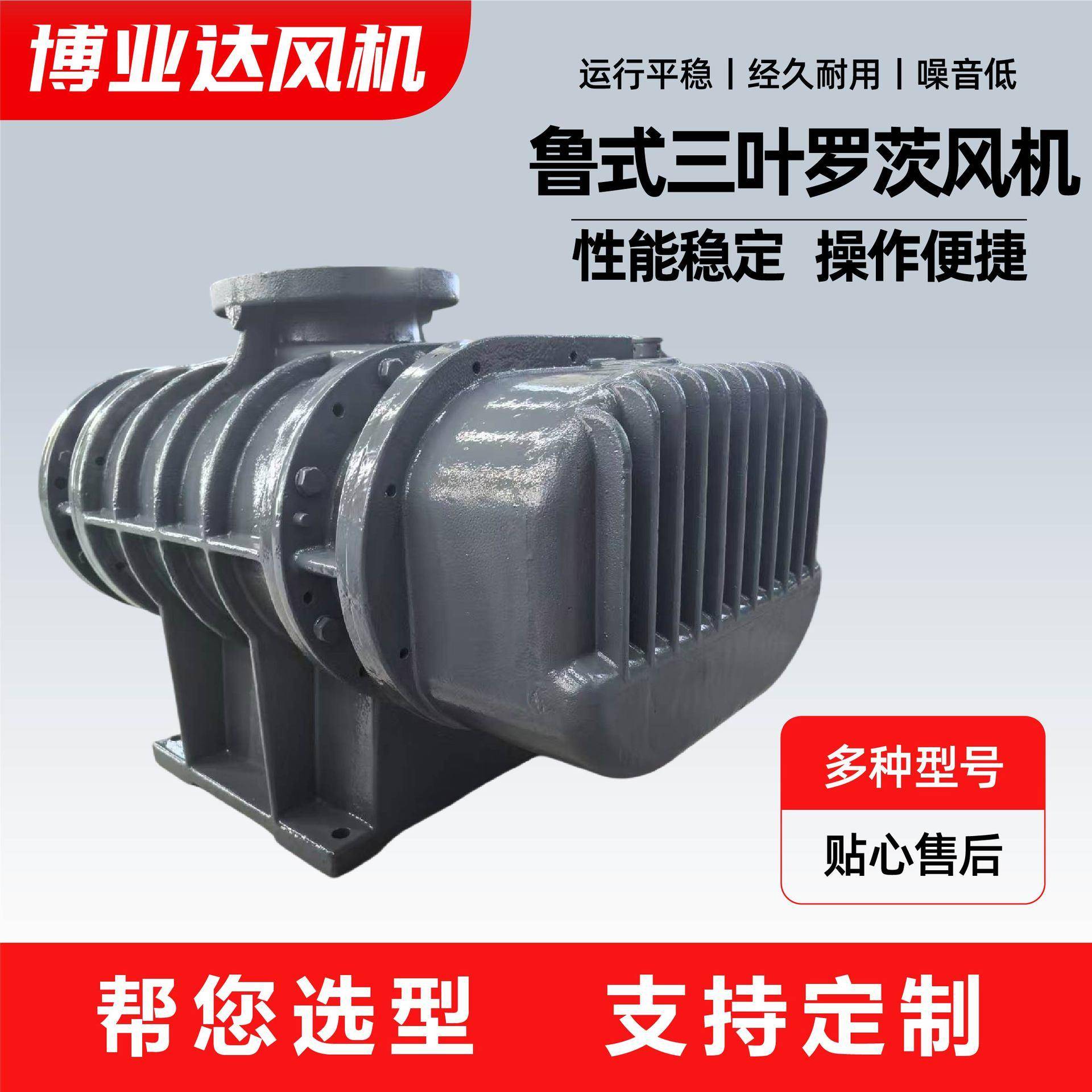 鲁氏三叶罗茨鼓风机污水处理鱼塘增氧机气力输送三叶罗茨风机 - 图0