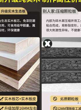 实木衣柜家用卧室60深可定制推拉门儿童衣橱出租房用小户型储物