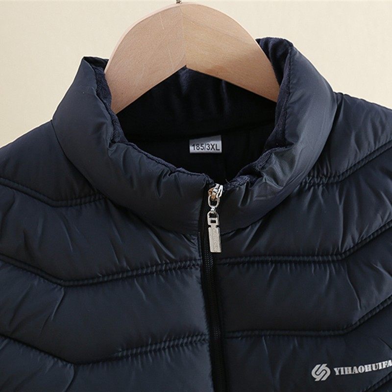 马甲男秋冬新款外套宽松轻薄羽绒棉背心时尚坎肩加厚棉服保暖马夹,淘宝优惠券,粉丝福利购,淘宝优惠卷