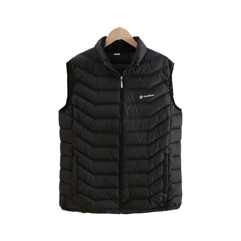 马甲男秋冬新款外套宽松轻薄羽绒棉背心时尚坎肩加厚棉服保暖马夹,淘宝优惠券,粉丝福利购,淘宝优惠卷