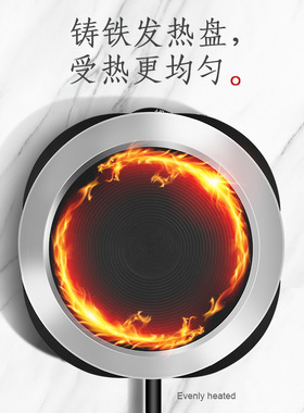 家用电热炉 迷你电茶炉 玻璃壶煮茶器调温煮茶煮咖啡加热保温炉子