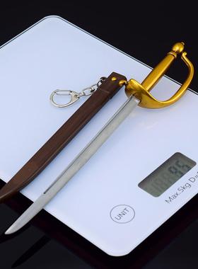 加勒比海盗影视周边杰克船长西洋刀全金属工艺品摆件模型