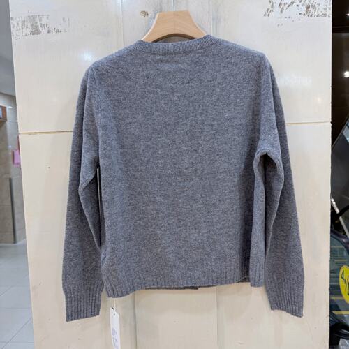 393-601 欧货女装2026秋新款时尚百搭重工钉珠单排扣显瘦针织开衫 - 图0