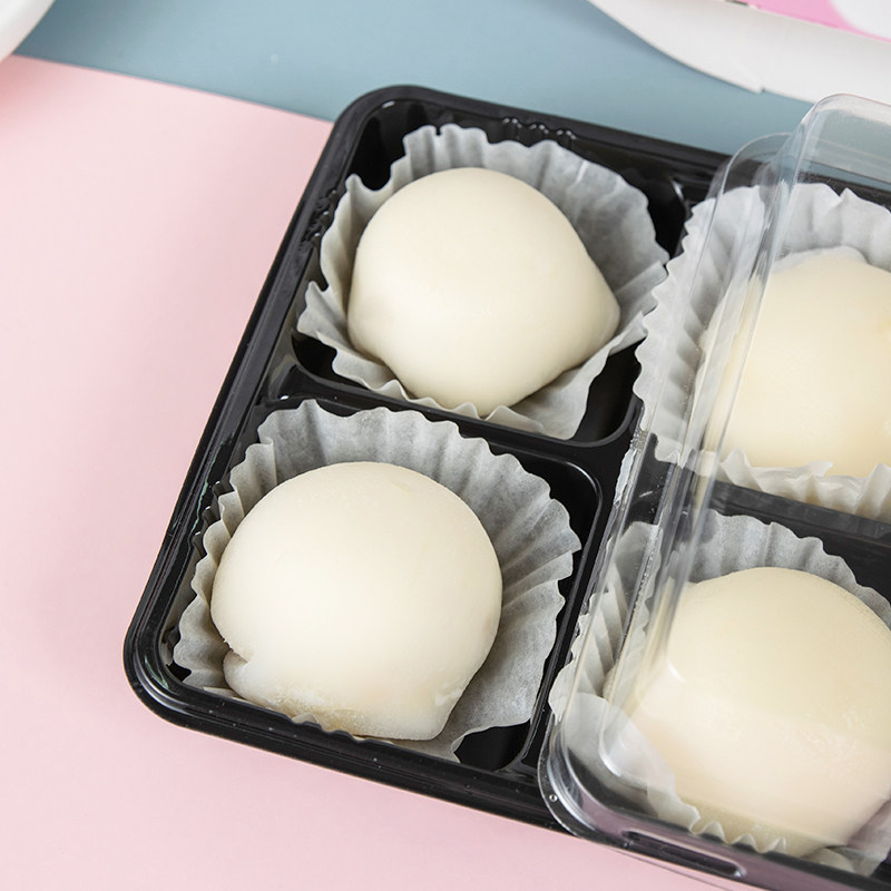 蛋黄酥包装盒雪媚娘肉松小贝4粒装泡芙四粒装冰皮月饼糕点打包盒,淘宝优惠券,粉丝福利购,淘宝优惠卷