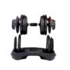 24kg adjustable dumbbell for men and women home fitness equipment 24kg fast smart one-hand adjustable dumbbell black