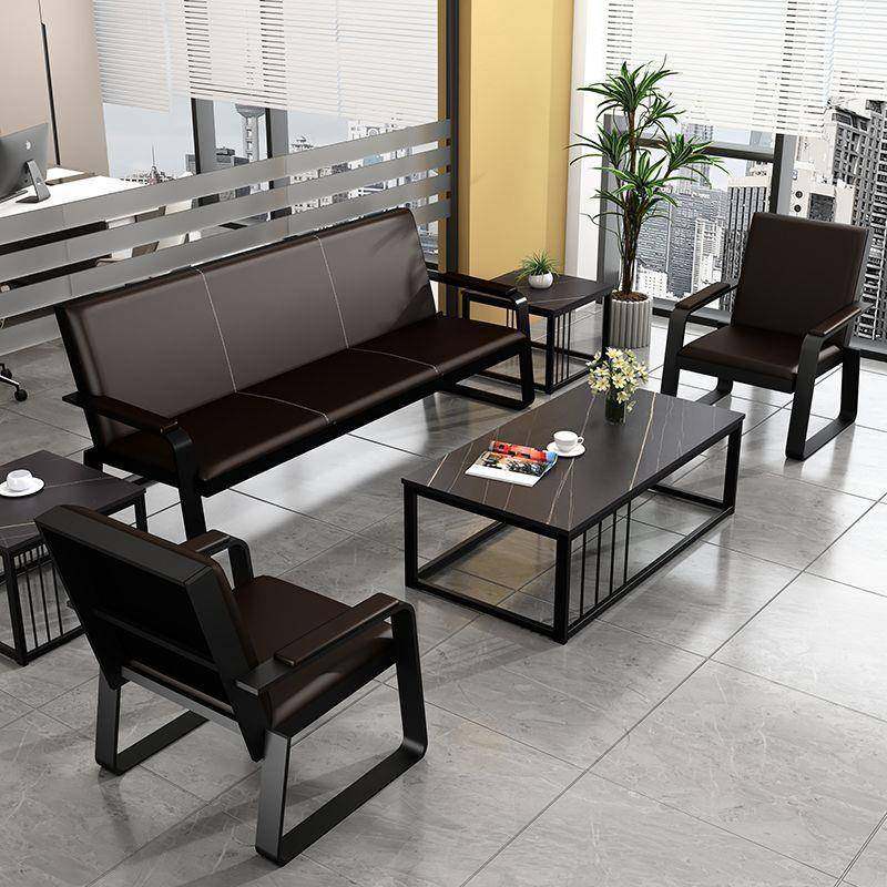 办公沙发简约现代商务会客洽谈三人位沙发茶几方几组合洽谈茶几,淘宝优惠券,粉丝福利购,淘宝优惠卷