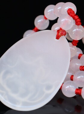 天然35*24*5mm 25g玉石挂牌 桂林鸡血玉石吊牌 高端上朗料玉化红