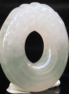 天然45*45*7mm23g玉石挂件桂林鸡血玉石贵妃料黑底红男士仿古挂件