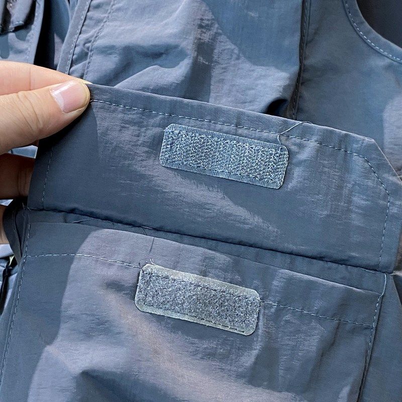 户外工装风!钓鱼骑行摄影爬山多口袋透气网眼多功能马甲外套男士,淘宝优惠券,粉丝福利购,淘宝优惠卷