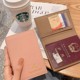 Multifunctional Passport Protective Case Anti-Theft Brush Passport Holder