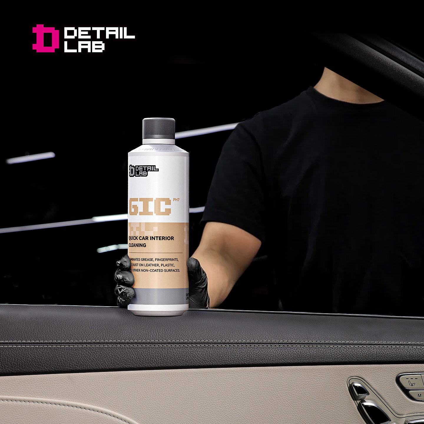 Detail Lab内饰清洁剂GIC汽车内皮革座椅泡沫清洗液织物塑料翻新,淘宝优惠券,粉丝福利购,淘宝优惠卷