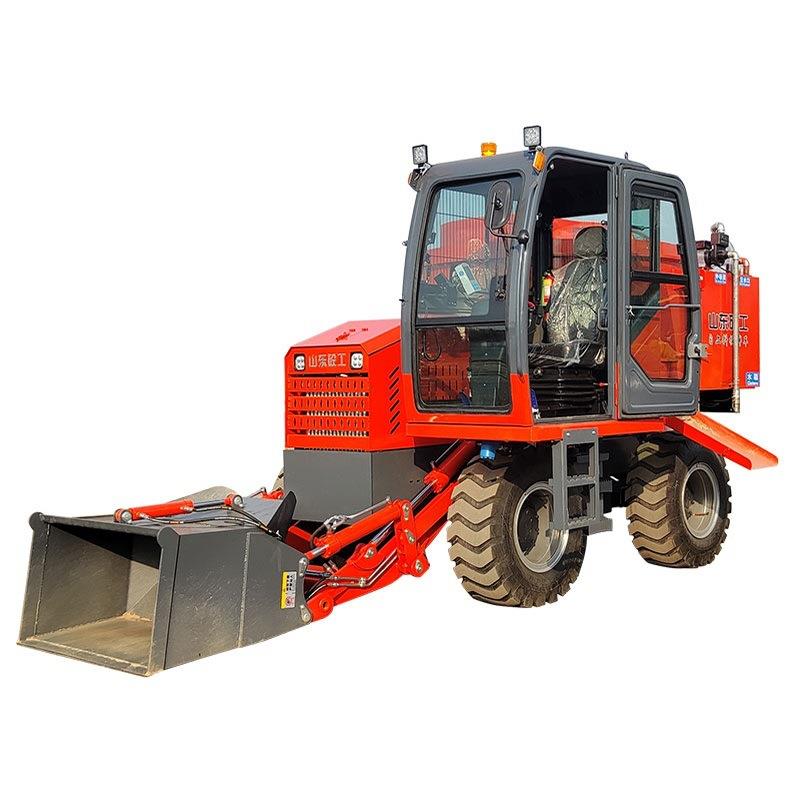 自上料平口搅拌车驾驶室前置建筑工地修路混凝土水泥自上料平口 - 图3