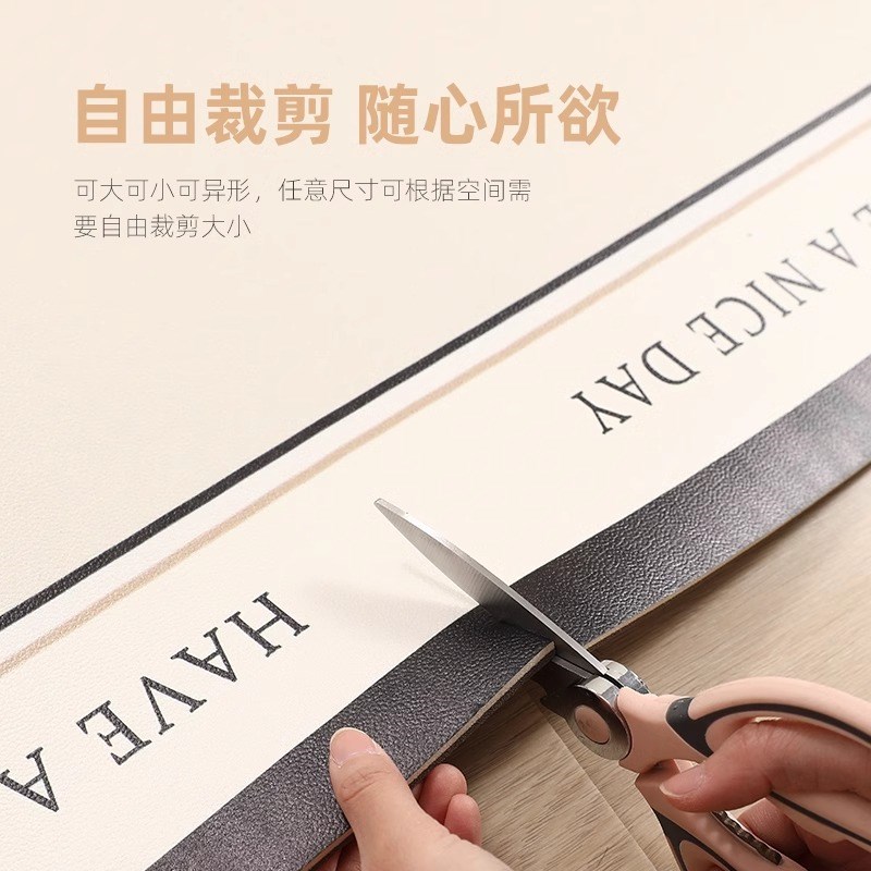 地垫入户门垫皮革进门口玄关门垫可裁剪耐脏可擦免洗地毯门厅脚垫 - 图2