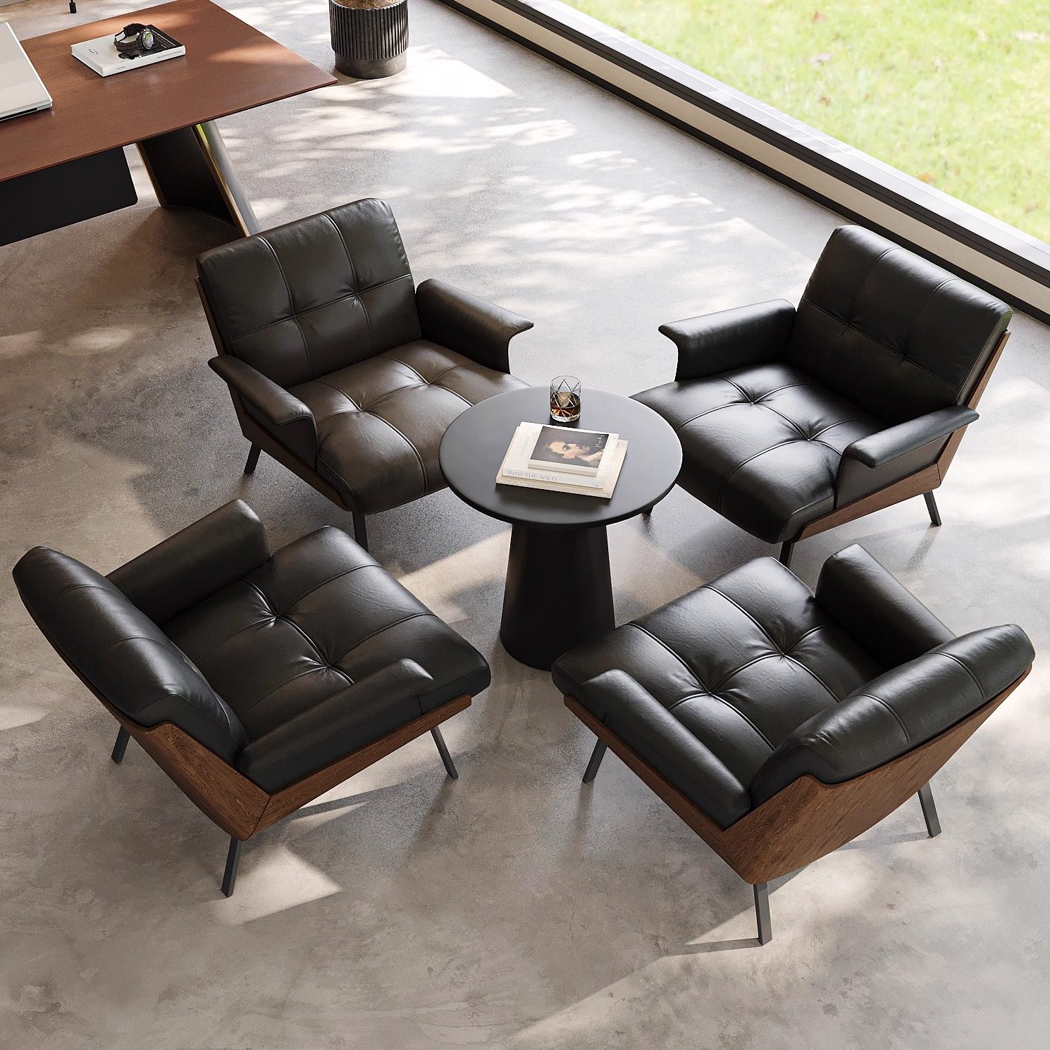 意式轻奢单人沙发椅极简设计师客厅阳台北欧洽谈酒店休闲椅,淘宝优惠券,粉丝福利购,淘宝优惠卷