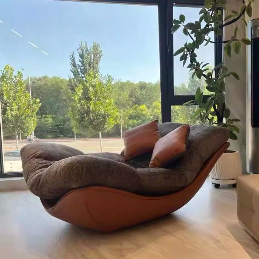 北欧设计师创意现代简约客厅休闲椅沙发躺椅懒人沙发卧室高级椅子,淘宝优惠券,粉丝福利购,淘宝优惠卷