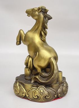 纯铜十二生肖摆件鼠牛虎兔龙蛇马羊猴鸡狗猪客厅家居饰品铜像吉祥