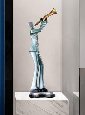 极速北欧a人物雕塑装饰品摆件现代简约和弦悦耳家居电视酒柜摆设