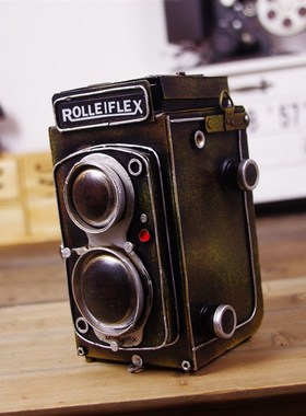 复古相机模型怀旧老式相机单反道具陈列柜摆设酒吧店铺装饰品摄影