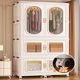 Simple wardrobe, household bedroom, children's clothing storage cabinet, C, adult wardrobe rental house foldable storage cabinet