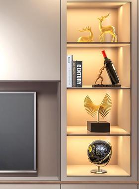 轻奢创意工艺品客厅酒柜书柜书架办公桌电视柜高档家居装饰品摆件