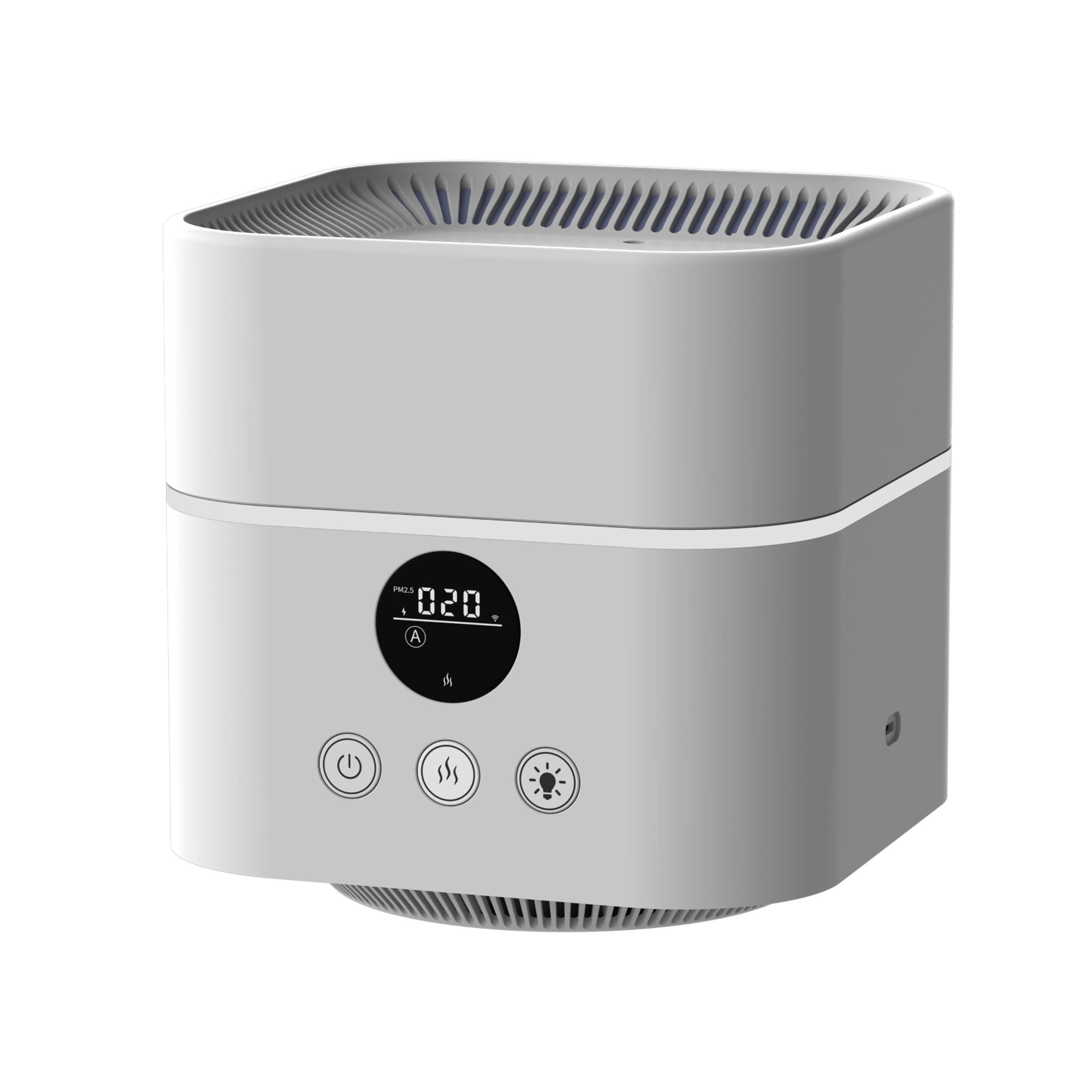 米家APP多功能美金桌面空气净化器加湿器香薰机智能UV杀菌负离子 - 图2