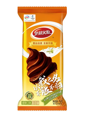 【新老包装随机发货】伊利香草味火炬雪糕脆筒冷饮冰淇淋5支