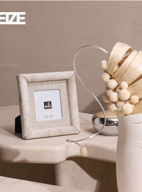 未择轻奢陶瓷花器花艺马毛相框装饰挂画储物罐客厅茶几床头柜搭配