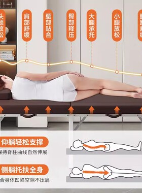 折叠美容床手提便携式简易诊断床加固正骨推拿单人按摩床中医拍打