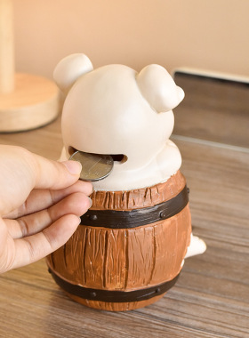 2025跨境新款创意小猪高颜值存钱罐客厅桌面装饰礼品可爱摆件