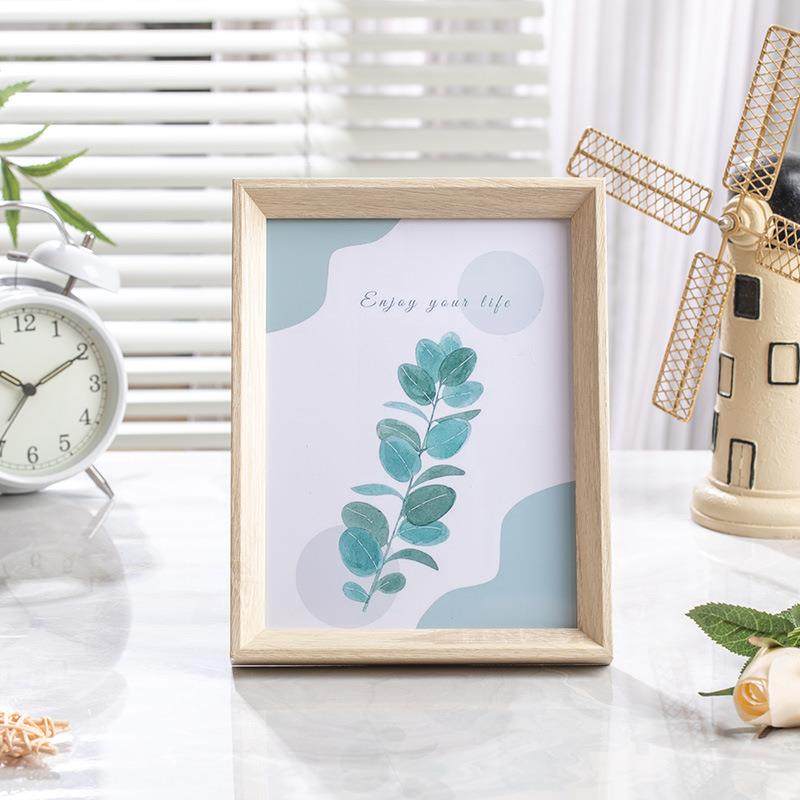 中式斜边小相框画框6寸7寸8寸a4相框木质摆台客厅装饰挂墙框,淘宝优惠券,粉丝福利购,淘宝优惠卷