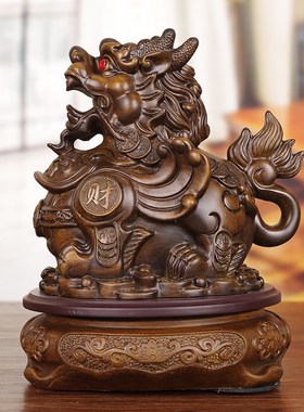 招财貔貅摆件家居现代中式客厅装饰品办公室书房工艺品开业礼品