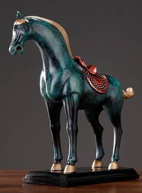 马摆件家居创意客厅酒柜装饰品马到成功书房办公桌室摆设开业礼品